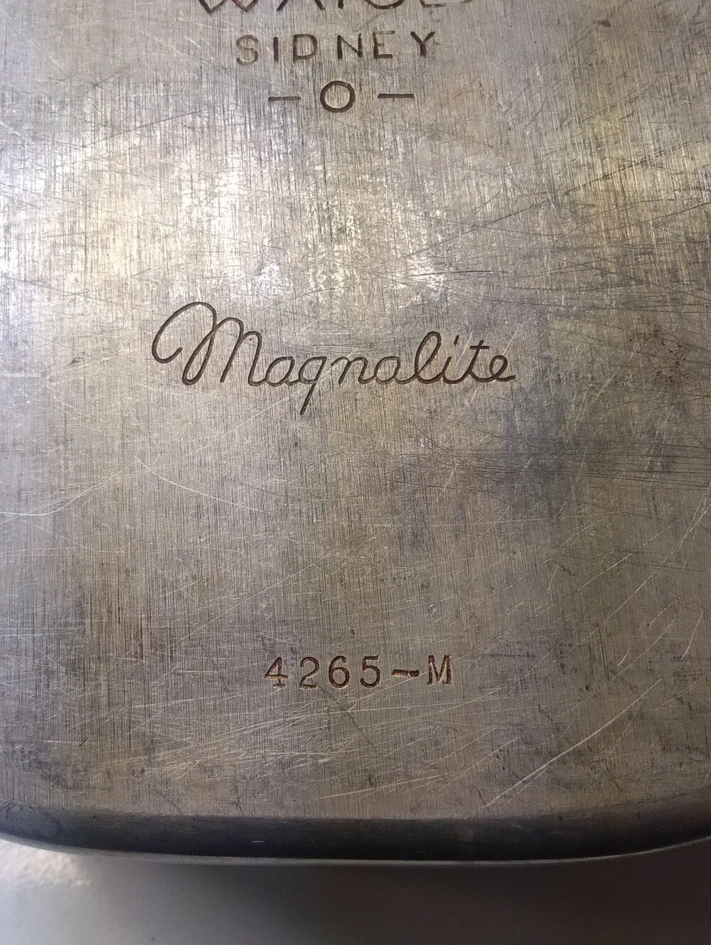 Vintage Wagner Roasting Pan Aluminum